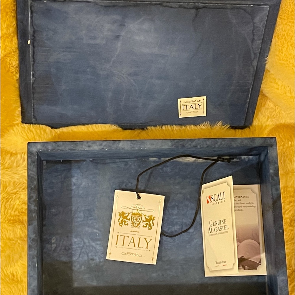 Alabaster Decorative Box - Picture 6 of 9